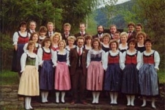 Gemischter Chor Mühldorf im Jahr 1989