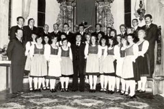 Gemischter Chor Mühldorf im Jahr 1977